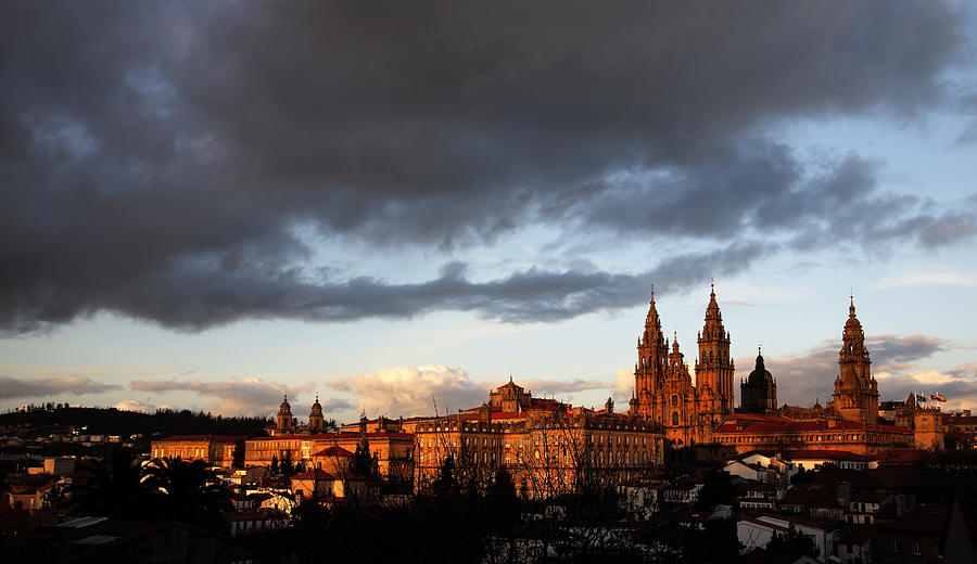 Skyline Photograph - Santiago de Compostela #3 by David Harding