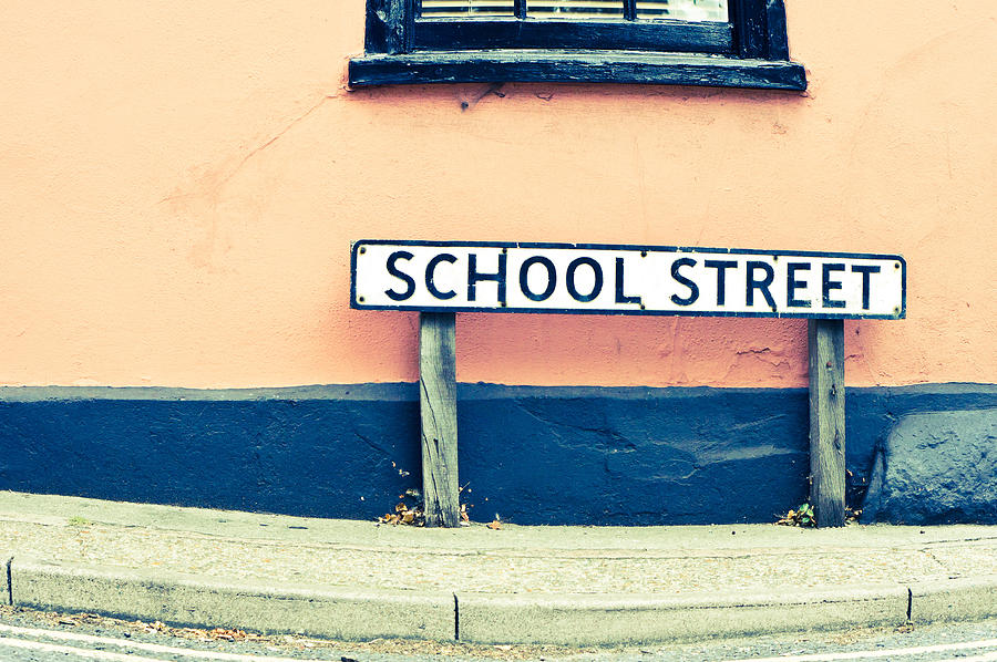Architecture Photograph - School street #3 by Tom Gowanlock