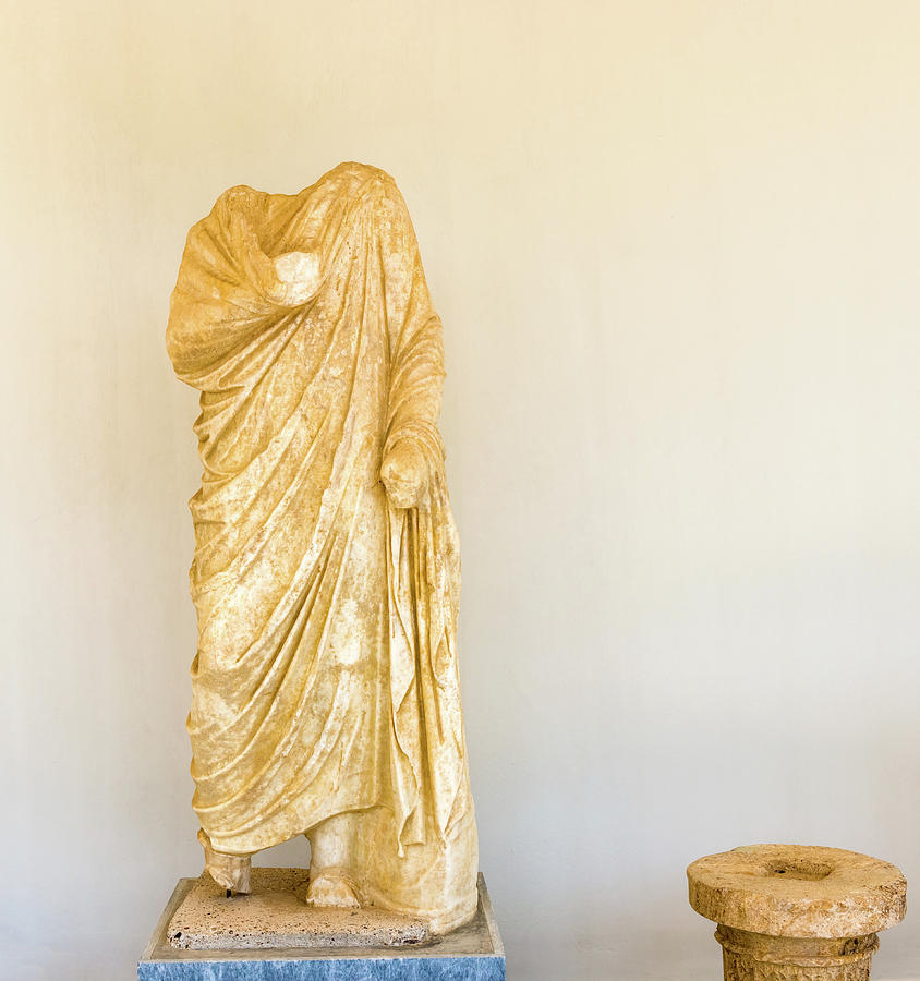 Sculpture in Olympia, Greece. #3 Photograph by Marek Poplawski