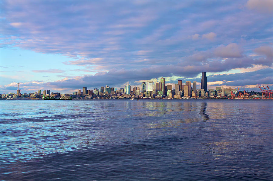 Seattle skyline Cityscape #3 Photograph by SC Heffner