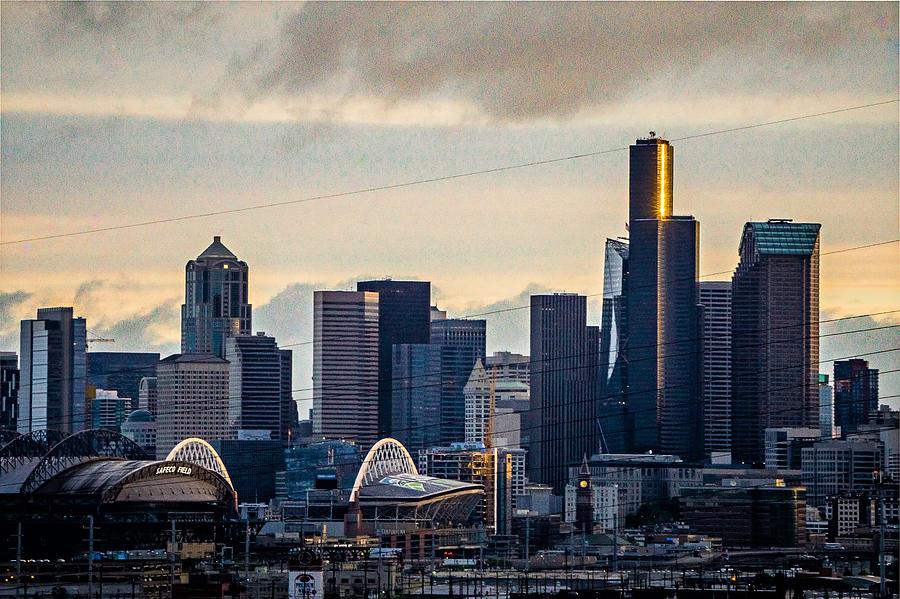 Seattle Washington City Skyline And Streets #3 Photograph by Alex Grichenko
