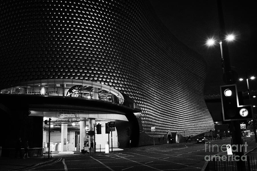 Architecture Photograph - Selfridges Building At Night Birmingham Bullring England Uk #3 by Joe Fox