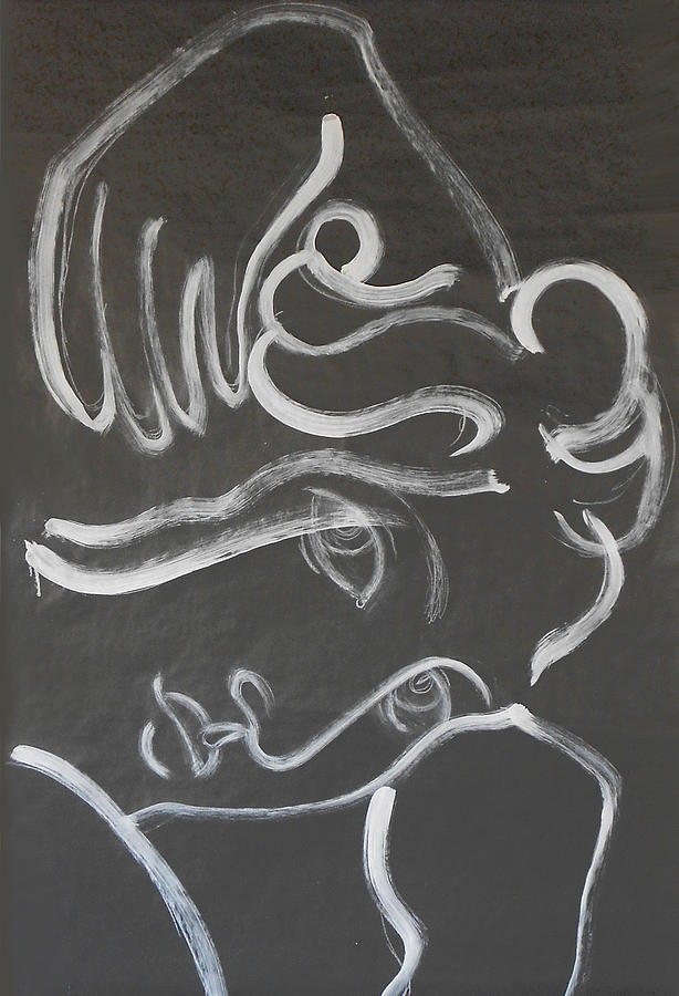 She Painting by Sergey Konstantinov Fine Art America