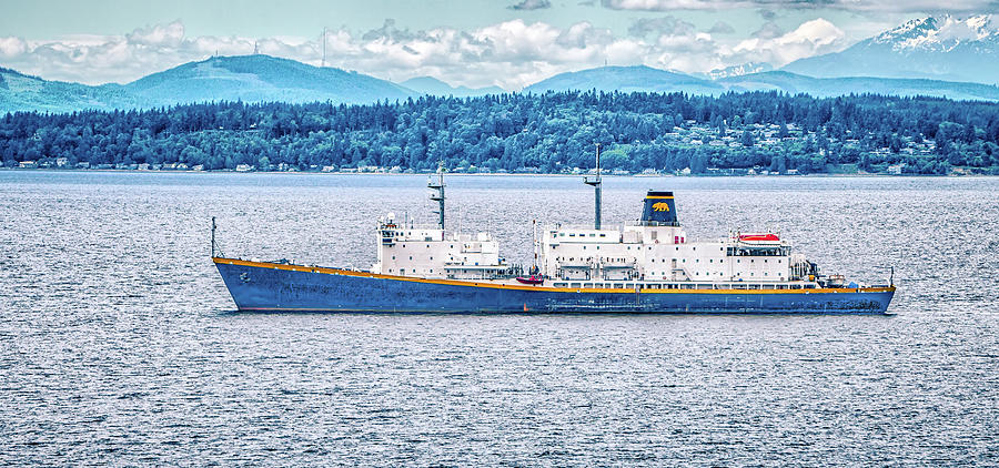 Ships In Puget Sound In Washington State Near Seattle #3 Photograph by Alex Grichenko