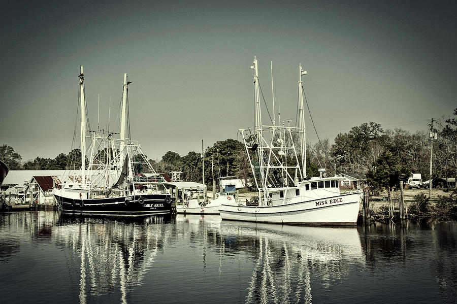 Shrimp Boats - Bayou La Batre Alabama #3 Photograph by Mountain Dreams