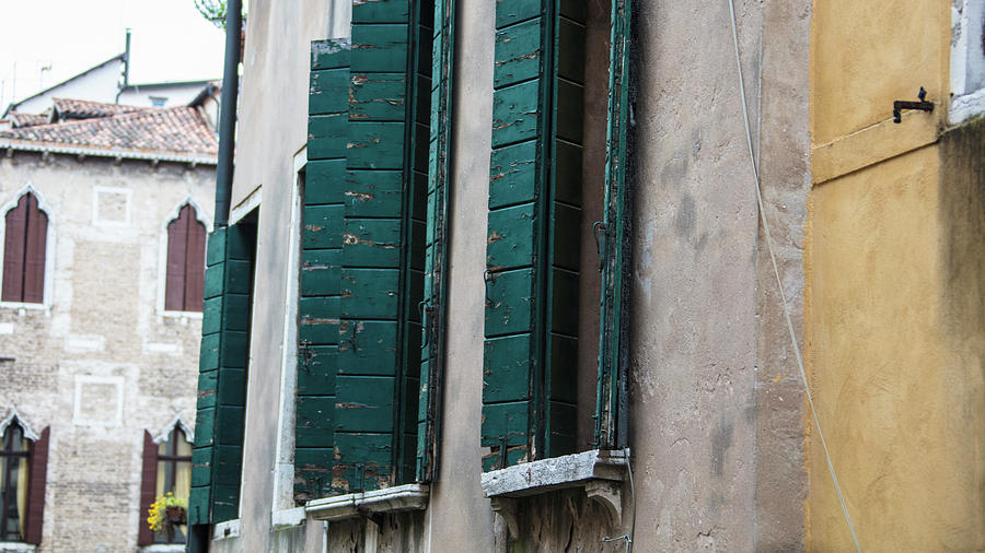 3 Shutters Venice Italy  Photograph by John McGraw