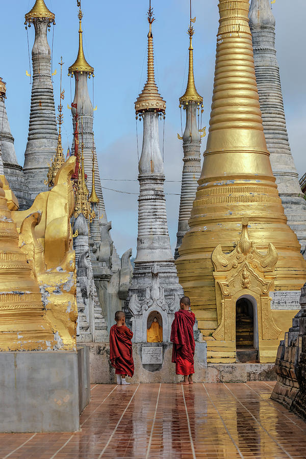 Shwe Indein Pagoda - Myanmar #3 Photograph by Joana Kruse
