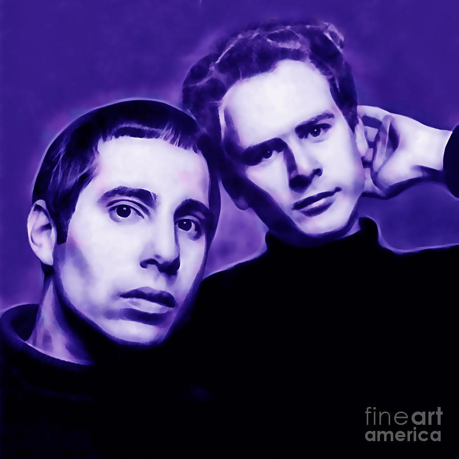 Simon And Garfunkel Mixed Media - Simon And Garfunkel #3 by Marvin Blaine