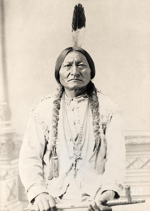Native American Photograph - Sitting Bull by American School
