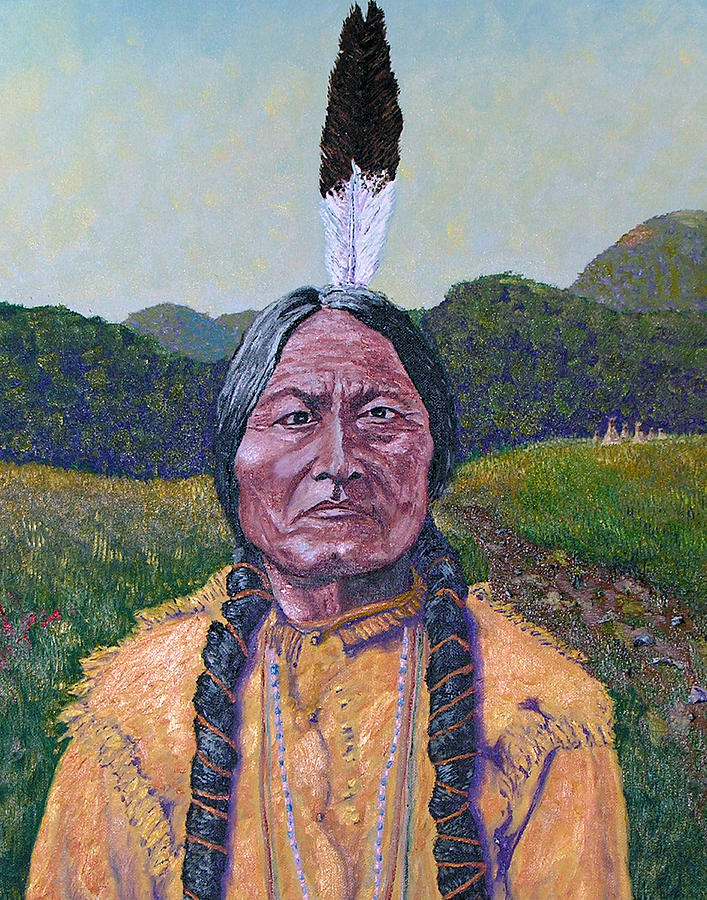 Sitting Bull  #3 Painting by Stan Hamilton