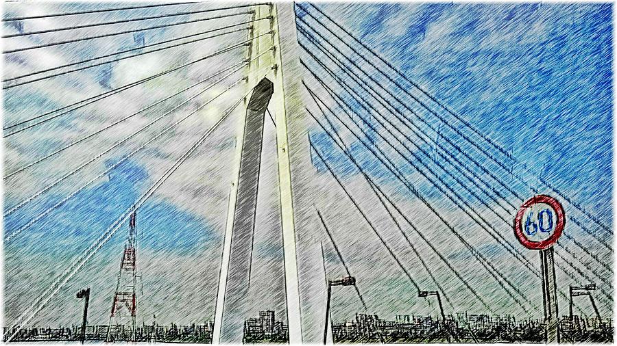 Bridge Photograph - Sky #3 by Kumiko Izumi