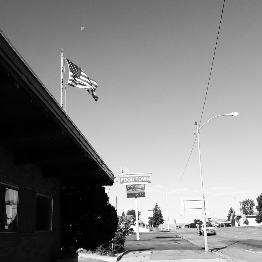 Flag Photograph - Small Town Life #3 by Jonathan Stoops