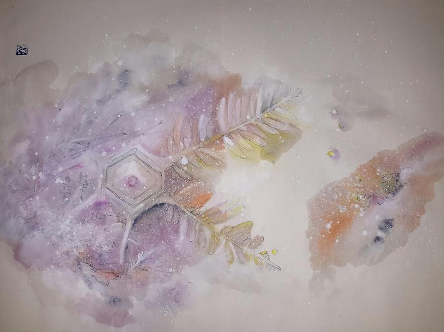 Snowflakes  Album #3 Painting by Debbi Saccomanno Chan