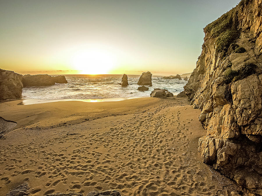 Soberanes And Cliffs On Pacific Ocean Coast California #3 Photograph by Alex Grichenko