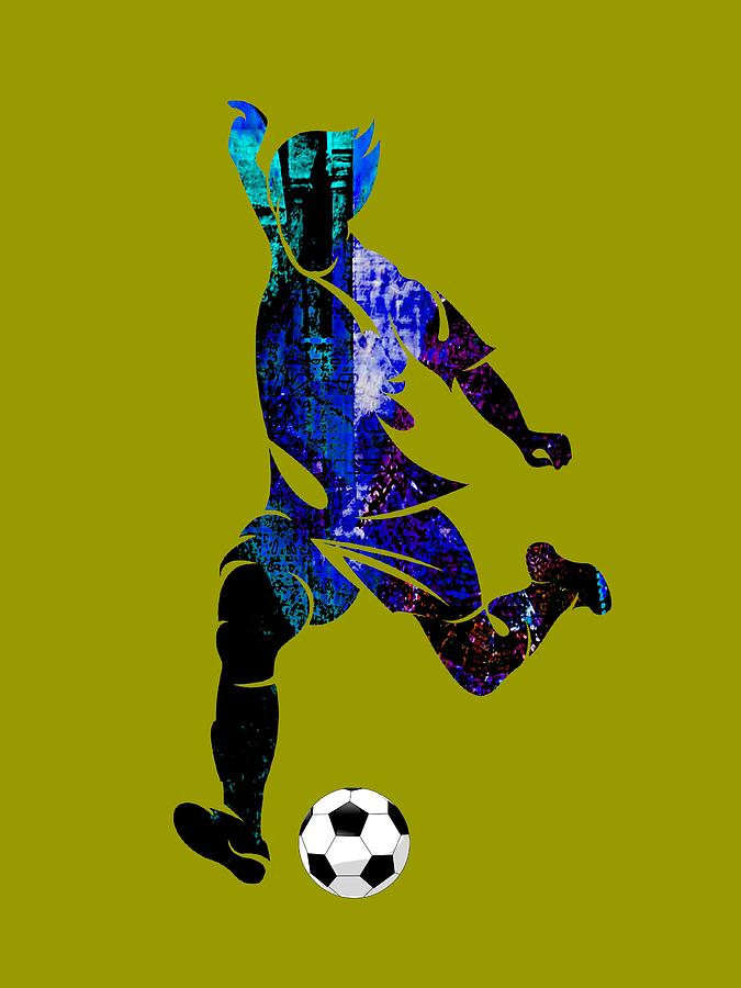 Soccer Collection #3 Mixed Media by Marvin Blaine