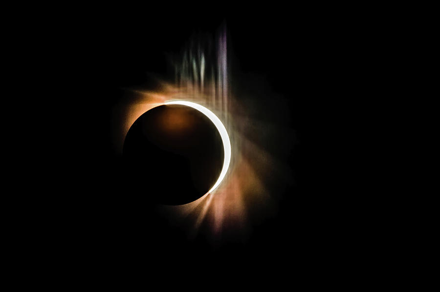 Solar Eclipse 2017 event in South Carolina sky #3 Photograph by Alex Grichenko