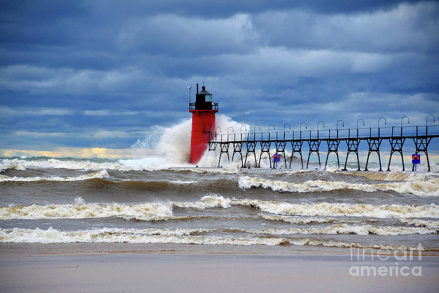 South Haven, Michigan #1 Photograph by Diane Elwaer