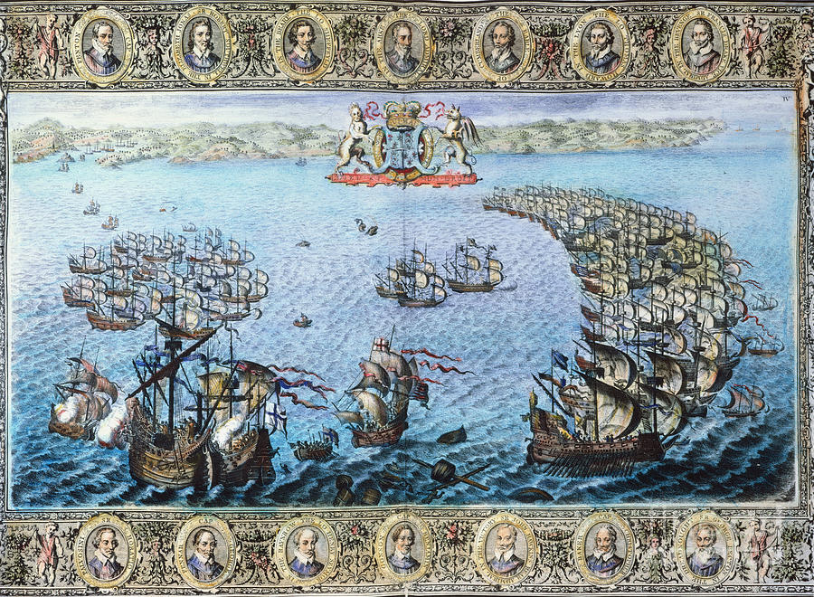 Spanish Armada, 1588 #3 Photograph by Granger