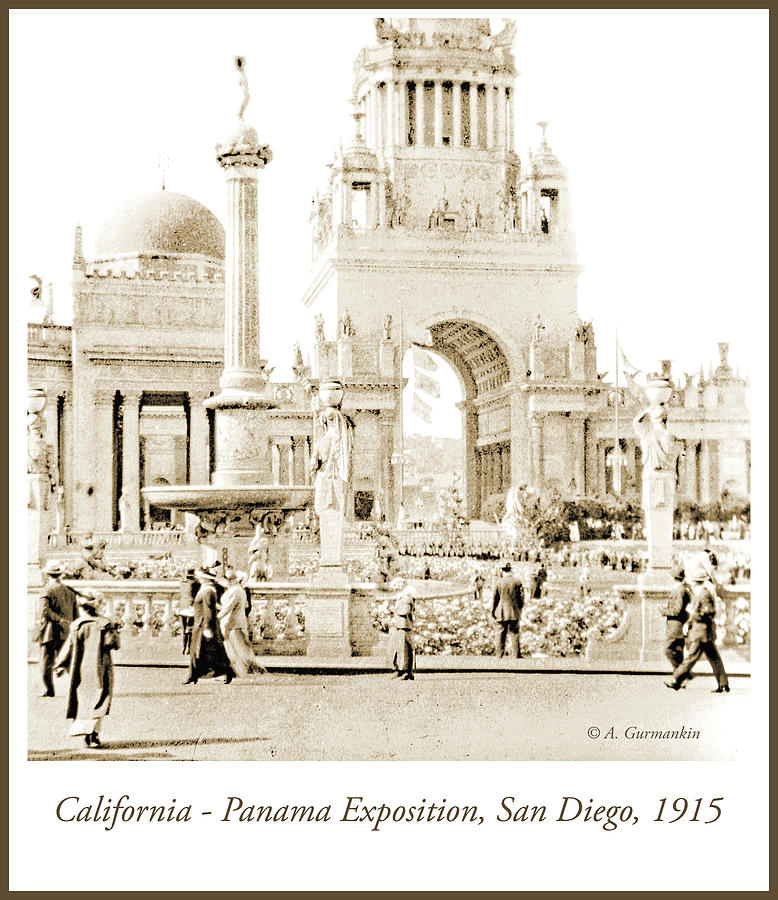 Spanish Colonial Revival Architecture, California Exposition, 19 #3 Photograph by A Macarthur Gurmankin