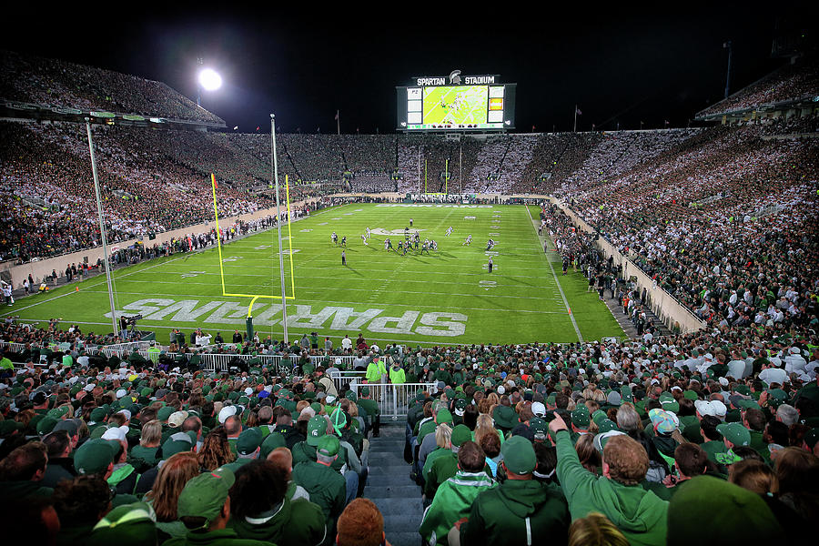 Spartan Stadium. East Lansing, MI Photograph by Mike Carter - Fine Art