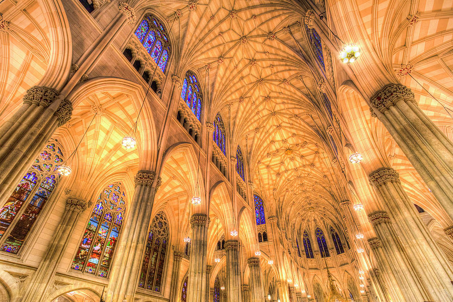 St Patricks Cathedral Manhattan New York #3 Photograph by David Pyatt