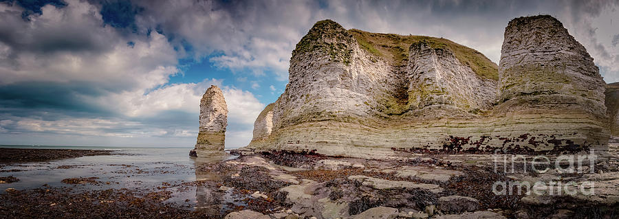 Stack And Chalk Cliff Photograph
