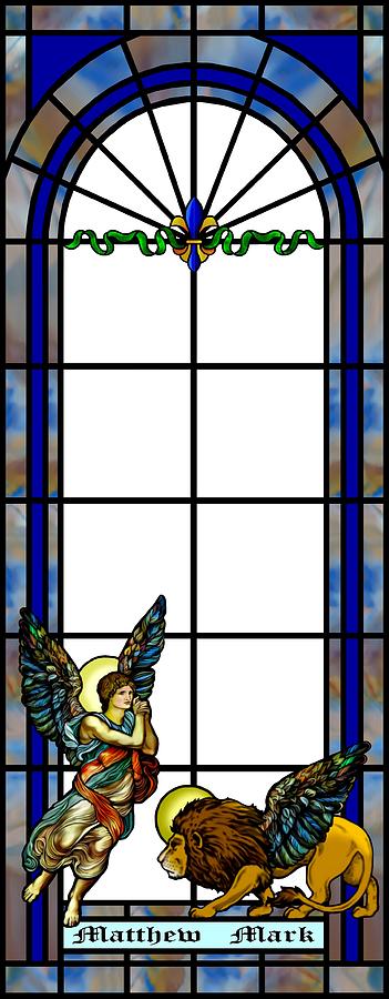 Stained Glass   #3 Mixed Media by Anthony Seeker