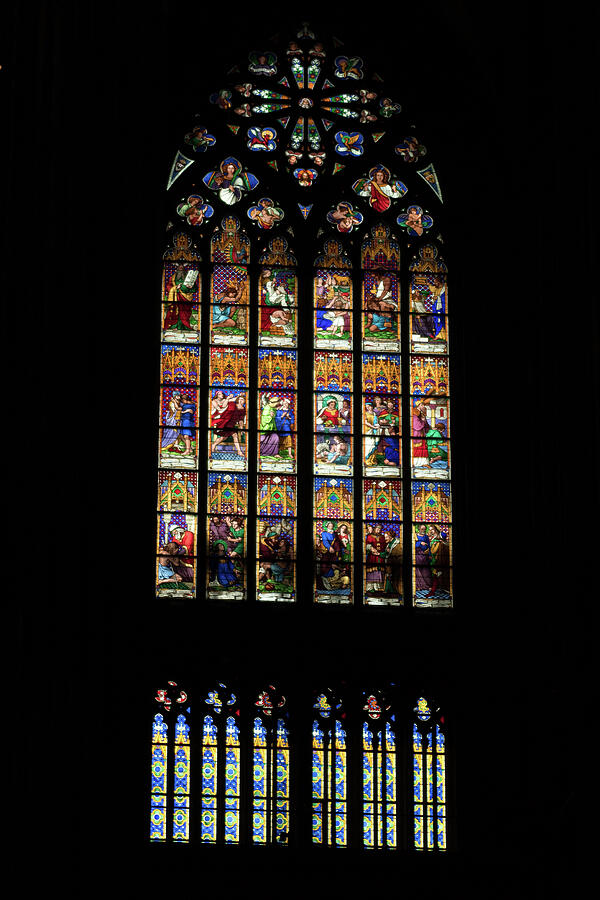 Stained Glass  Cologne  Cathedral Germany Photograph by 