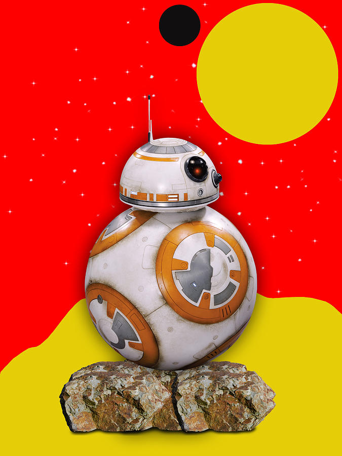 Star Wars BB8 Collection #3 Mixed Media by Marvin Blaine