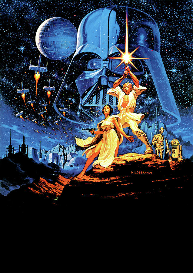 Star Wars Episode Iv A New Hope 1977 Digital Art By Geek N Rock