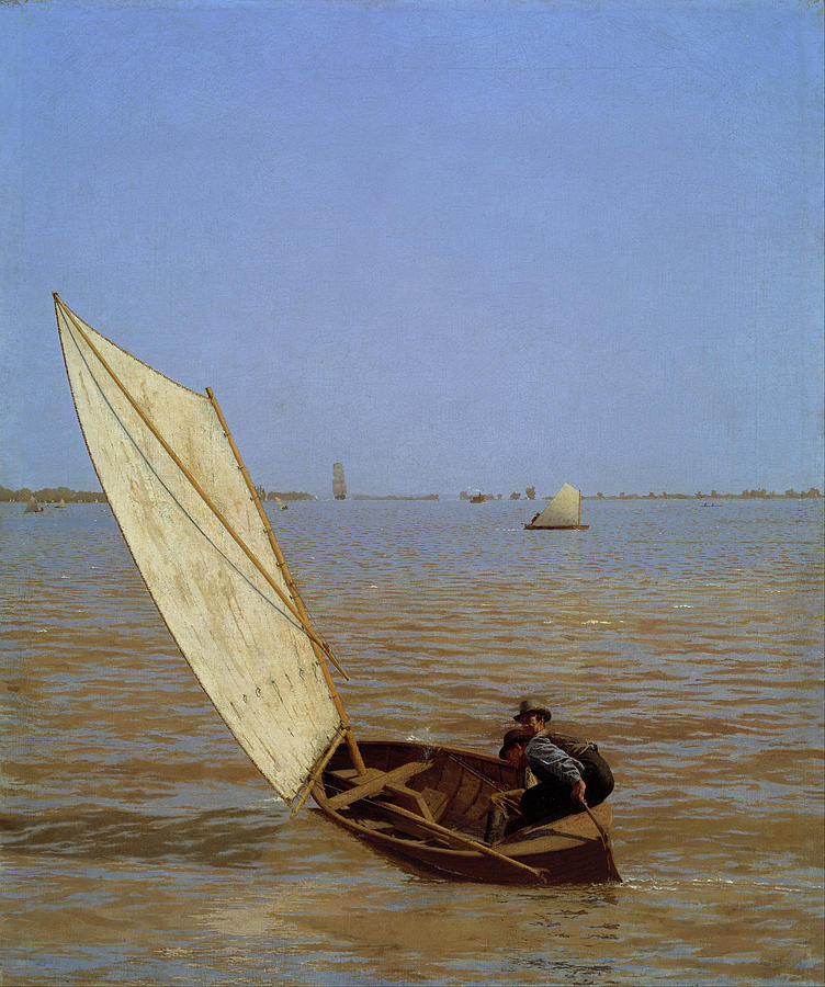 Thomas Cowperthwait Eakins Painting - Starting Out After Rail #3 by Thomas Eakins