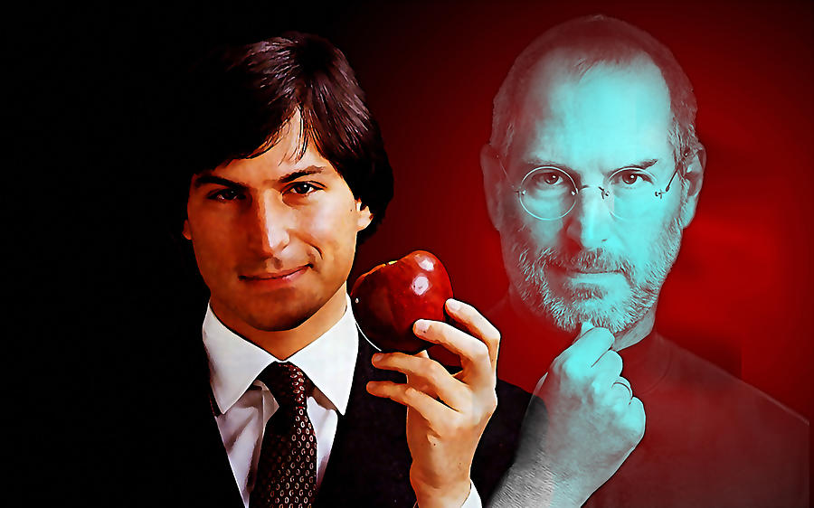 Steve Jobs #3 Mixed Media by Marvin Blaine