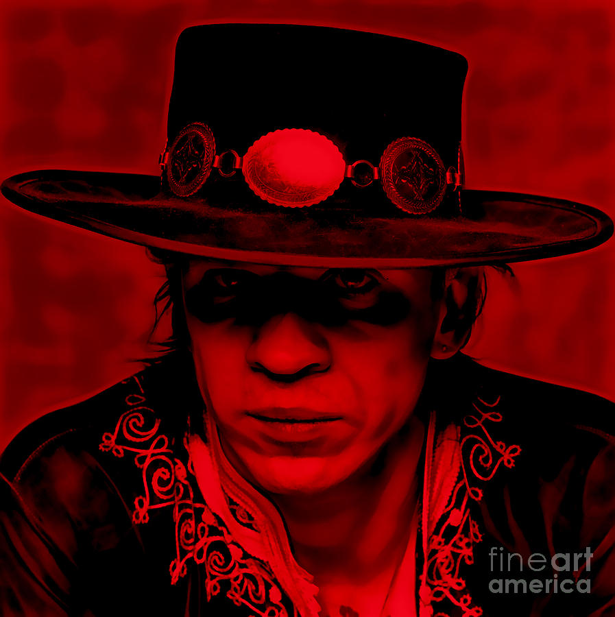 Stevie Ray Vaughan Collection #1 Mixed Media by Marvin Blaine
