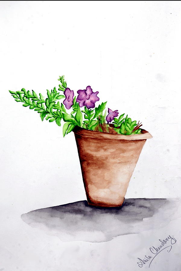 Still Life Mixed Media - Still Life by Anila Choudary Still Life Mixed Media - Still Life by Anila Choudary