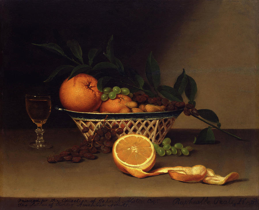 Still Life with Oranges #3 Painting by Raphaelle Peale