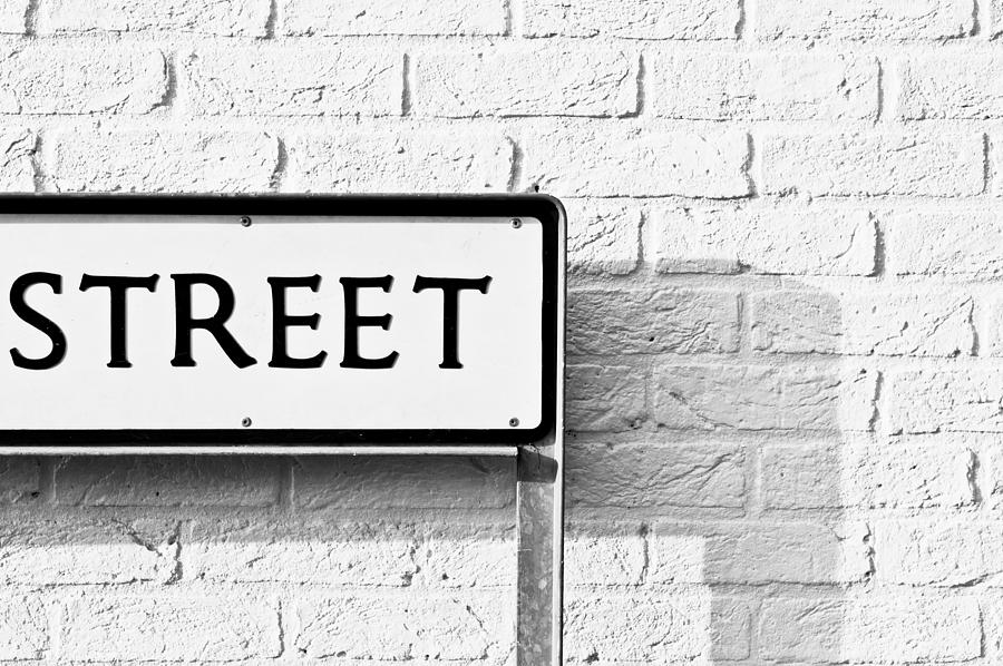 Architecture Photograph - Street sign #3 by Tom Gowanlock