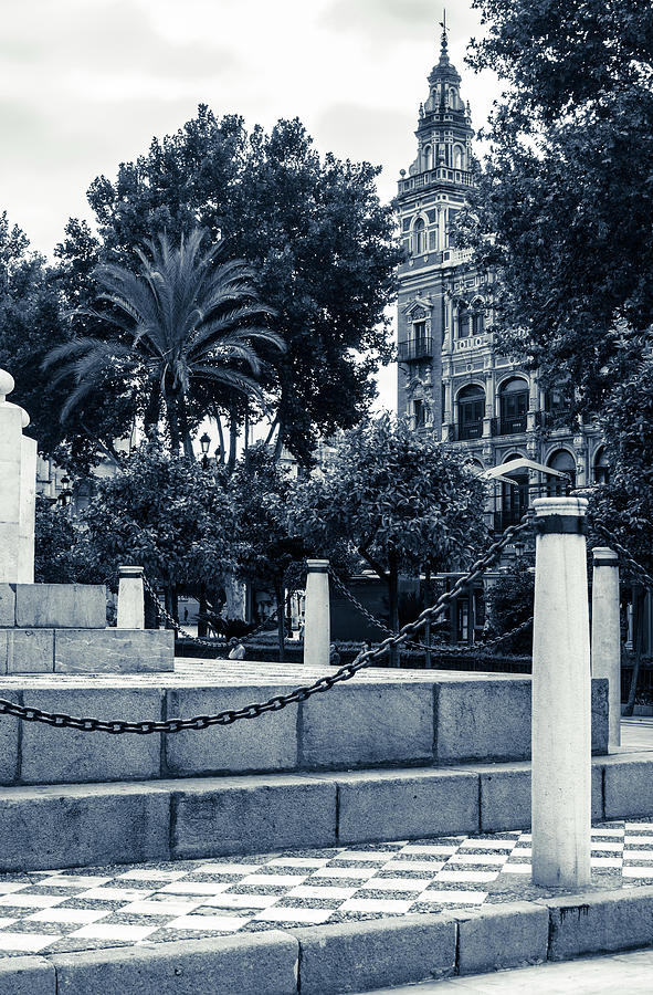 Streets of Seville - Plaza Nueva #2 Photograph by AM FineArtPrints