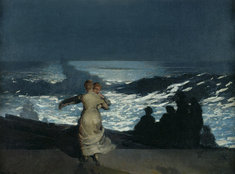 Summer Night #3 Painting by Winslow Homer
