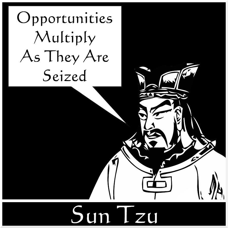 Sun Tzu #4 Digital Art by War Is Hell Store