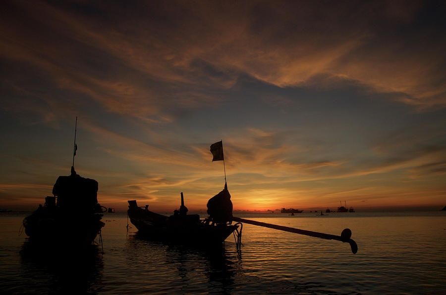 Sunrise On Koh Tao Island In Thailand Photograph