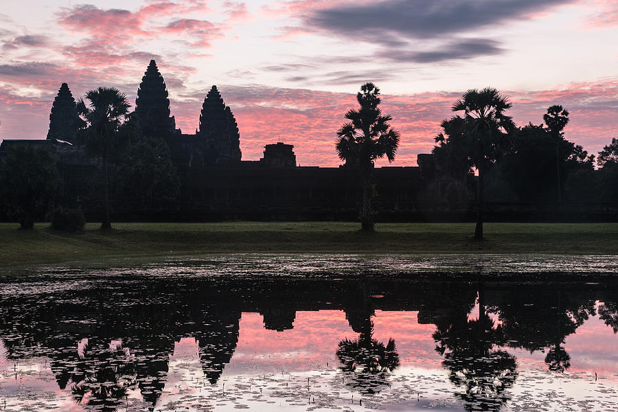 Sunrise over Angkor Wat #3 Photograph by Didier Marti