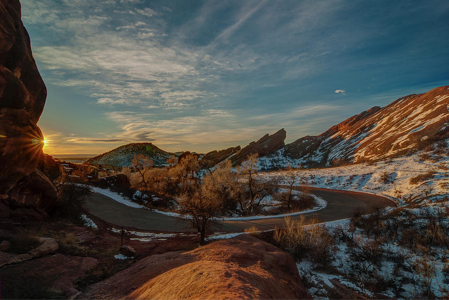 Sunrise Over Frog Rock - Red Rocks Park #1 Photograph by Richard Raul Photography