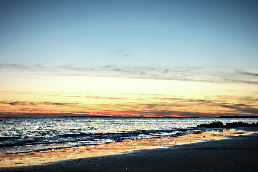 Sunset At Edisto Beach North Carolina #3 Photograph by Alex Grichenko
