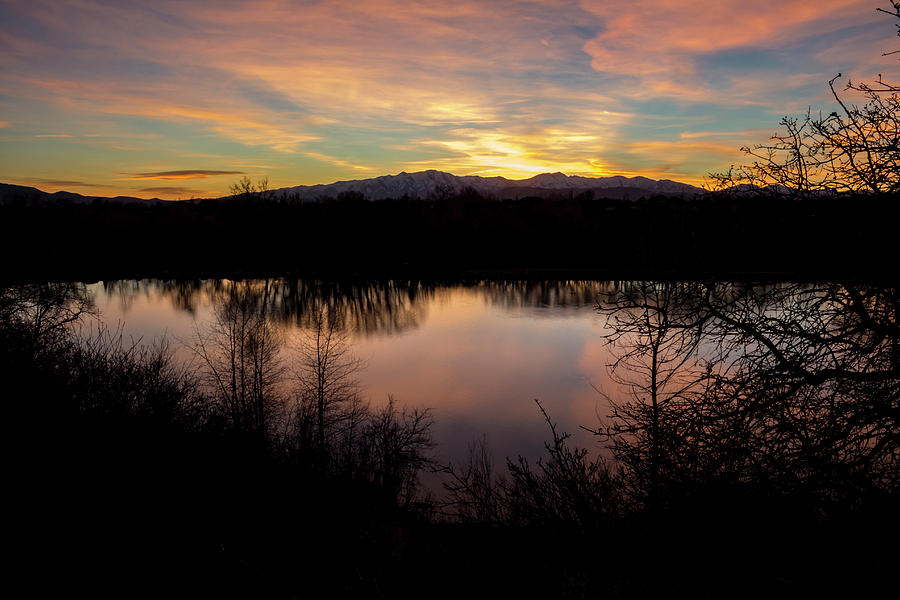 Sunset Photograph - Sunset at Highland Glen #3 by K Bradley Washburn