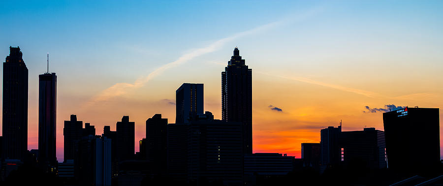 Sunset in Atlanta #3 Photograph by Mike Dunn
