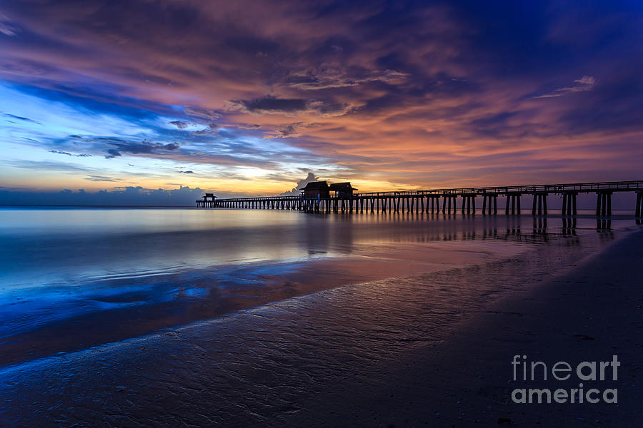 Sunset Naples Beach Florida #3 Photograph by Hans- Juergen Leschmann