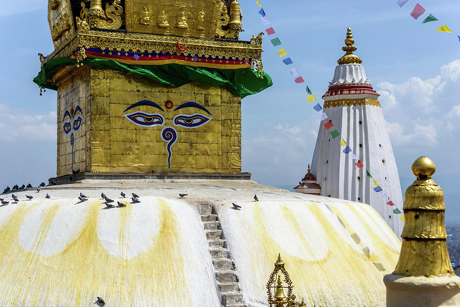 Swayambhunath stupa in Kathmandu #3 Photograph by Dutourdumonde Photography