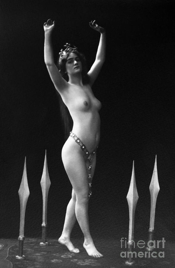 Nude Painting - SWORD DANCE, c1920 #3 by Granger