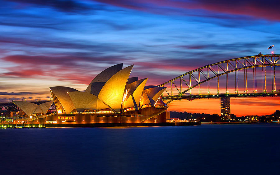 Device Photograph - Sydney Opera House #3 by Mariel Mcmeeking