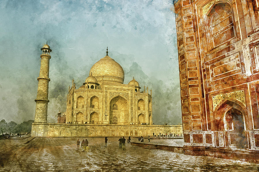 Taj Mahal in India #3 Photograph by Brandon Bourdages